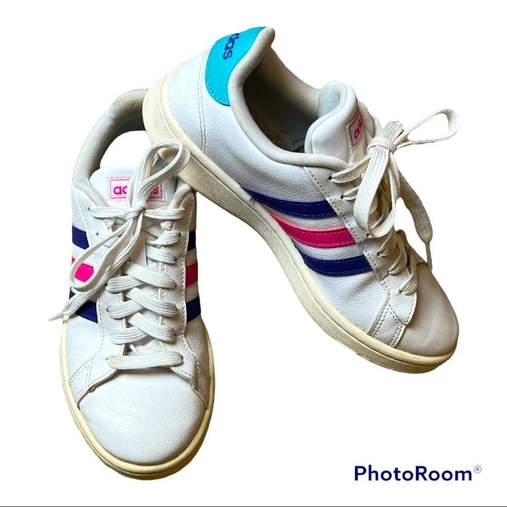 Adidas Grand Court Leather Sneakers Size 7